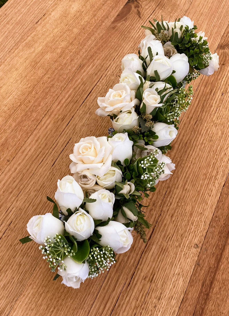 Boy Baby Shower Roses, Tulips Small Blue 5 Set Mason Jars with Blue and White Twine